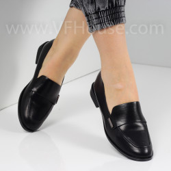 ДАМСКИ МОКАСИНИ - 1102-2212107 BLACK-PU