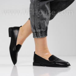 ДАМСКИ МОКАСИНИ - 1102-2212107 BLACK-PU