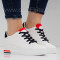 ДАМСКИ КЕЦОВЕ НА ПЛАТФОРМА - 0901-23202001 WHITE/D.BLUE
