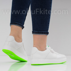 ДАМСКИ КЕЦОВЕ - 0901-23492002 WHITE/GREEN