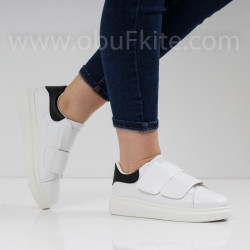ДАМСКИ КЕЦОВЕ - 0901-0002003 WHITE/BLACK