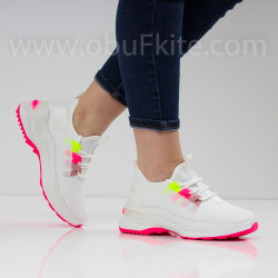 ДАМСКИ МАРАТОНКИ - 0901-6822004 WHITE/PINK