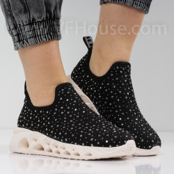 ДАМСКИ МАРАТОНКИ - 1702-001211501 BLACK-WHITE