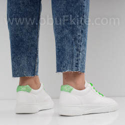ДАМСКИ КЕЦОВЕ - 1101-29062001 WHITE/GREEN