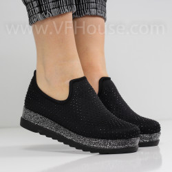 ДАМСКИ ЕЖЕДНЕВНИ ОБУВКИ - 1702-005211505 BLACK
