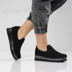 ДАМСКИ ЕЖЕДНЕВНИ ОБУВКИ - 1702-005211505 BLACK