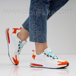 ДАМСКИ МАРАТОНКИ - 1101-61002004 WHITE/ORANGE