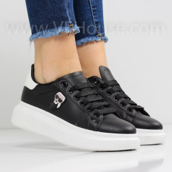 ДАМСКИ КЕЦОВЕ - 2302-6607212311 BLACK-WHITE