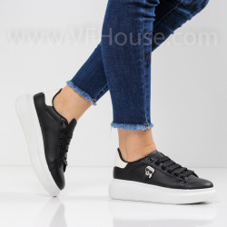 ДАМСКИ КЕЦОВЕ - 2302-6607212311 BLACK-WHITE