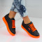 ДАМСКИ КЕЦОВЕ - 1801-1912002 BLACK/ORANGE