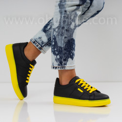 ДАМСКИ КЕЦОВЕ - 1801-1912002 BLACK/YELLOW