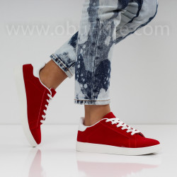 ДАМСКИ КЕЦОВЕ - 1801-1712003 RED/WHITE