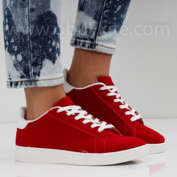ДАМСКИ КЕЦОВЕ - 1801-1712003 RED/WHITE