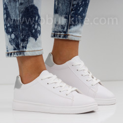 ДАМСКИ КЕЦОВЕ - 1801-1732005 WHITE/SILVER