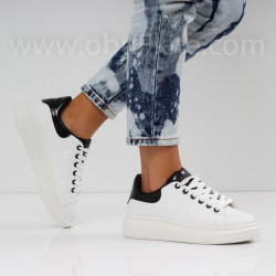 ДАМСКИ КЕЦОВЕ - 1801-19072009 WHITE/BLACK