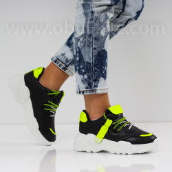 ДАМСКИ МАРАТОНКИ - 1801-70052012 BLACK/GREEN