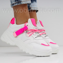 ДАМСКИ МАРАТОНКИ - 1801-70052012 WHITE/PINK
