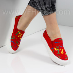 ДАМСКИ ГУМНКИ - 0203-82211201 RED