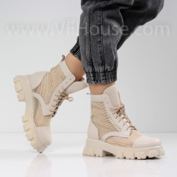 ДАМСКИ БОТИ - 0203-10213005 BEIGE