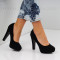 ДАМСКИ ОБУВКИ НА ТОК - 2501-242008 BLACK