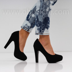 ДАМСКИ ОБУВКИ НА ТОК - 2501-242008 BLACK