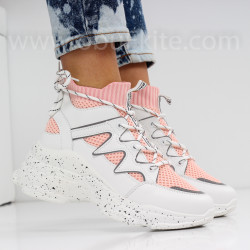 ДАМСКИ КЕЦОВЕ НА ПЛАТФОРМА - 0102-252016 PINK