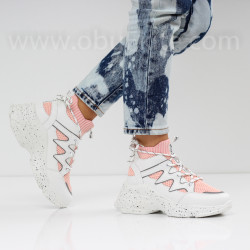 ДАМСКИ КЕЦОВЕ НА ПЛАТФОРМА - 0102-252016 PINK
