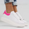 ДАМСКИ КЕЦОВЕ - 0202-0162001 WHITE/FUCHSIA