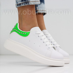 ДАМСКИ КЕЦОВЕ - 0202-0162001 WHITE/GREEN