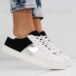 ДАМСКИ КЕЦОВЕ - 0202-10182003 WHITE/BLACK