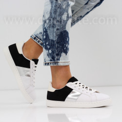 ДАМСКИ КЕЦОВЕ - 0202-10182003 WHITE/BLACK