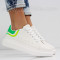 ДАМСКИ КЕЦОВЕ - 0202-242006 WHITE/GREEN