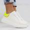 ДАМСКИ КЕЦОВЕ - 0202-242006 WHITE/YELLOW