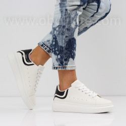 ДАМСКИ КЕЦОВЕ - 0202-242006 WHITE/BLACK