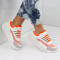 ДАМСКИ МАРАТОНКИ - 0202-122015 WHITE/ORANGE