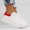 ДАМСКИ КЕЦОВЕ - 052008 WHITE/RED