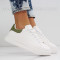 ДАМСКИ КЕЦОВЕ - 052008 WHITE/GREEN
