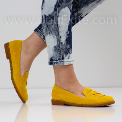ДАМСКИ МОКАСИНИ - 2302-122003 YELLOW
