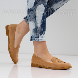 ДАМСКИ МОКАСИНИ - 2302-122003 BEIGE