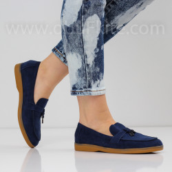 ДАМСКИ МОКАСИНИ - 2302-89302009 DK.BLUE