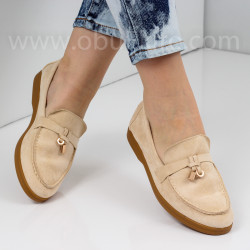 ДАМСКИ МОКАСИНИ - 2302-89302009 BEIGE