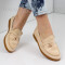 ДАМСКИ МОКАСИНИ - 2302-89302009 BEIGE