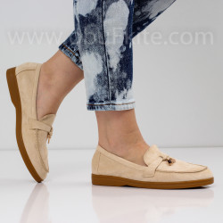 ДАМСКИ МОКАСИНИ - 2302-89302009 BEIGE