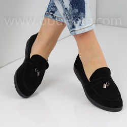 ДАМСКИ МОКАСИНИ - 2302-89302009 BLACK