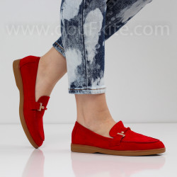 ДАМСКИ МОКАСИНИ - 2302-89292010 RED
