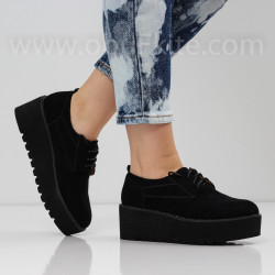 ДАМСКИ ЕЖЕДНЕВНИ ОБУВКИ НА ПЛАТФОРМА - 2302-2012022 BLACK