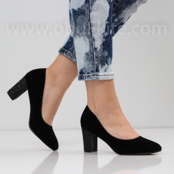 ДАМСКИ ОБУВКИ НА ТОК - 2302-012026 BLACK/BLACK