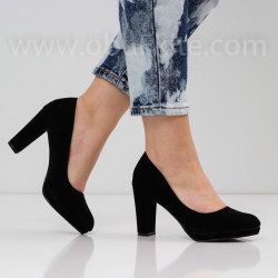 ДАМСКИ ОБУВКИ НА ТОК - 2302-6082027 BLACK