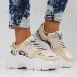 ДАМСКИ МАРАТОНКИ - 2502-31792001 BEIGE