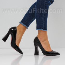 ДАМСКИ ОБУВКИ НА ТОК - 1603-0792001 BLACK/LACI